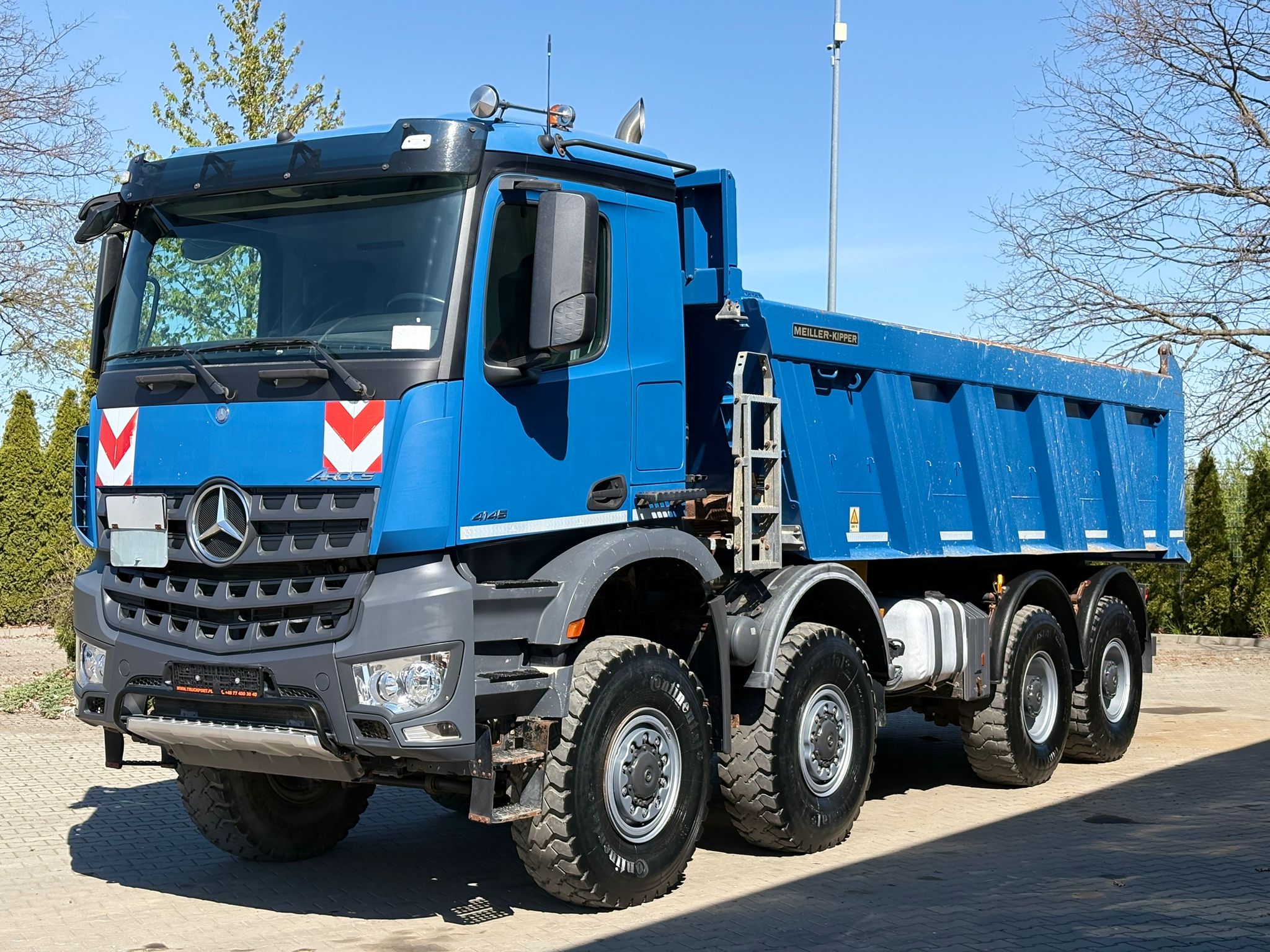 MB AROCS 4145 8x8 EURO6 WYWROTKA
